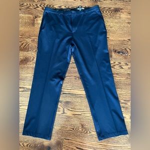 GREG NORMAN Men's Navy Blue Flat Front Golf Pants Size 40x32